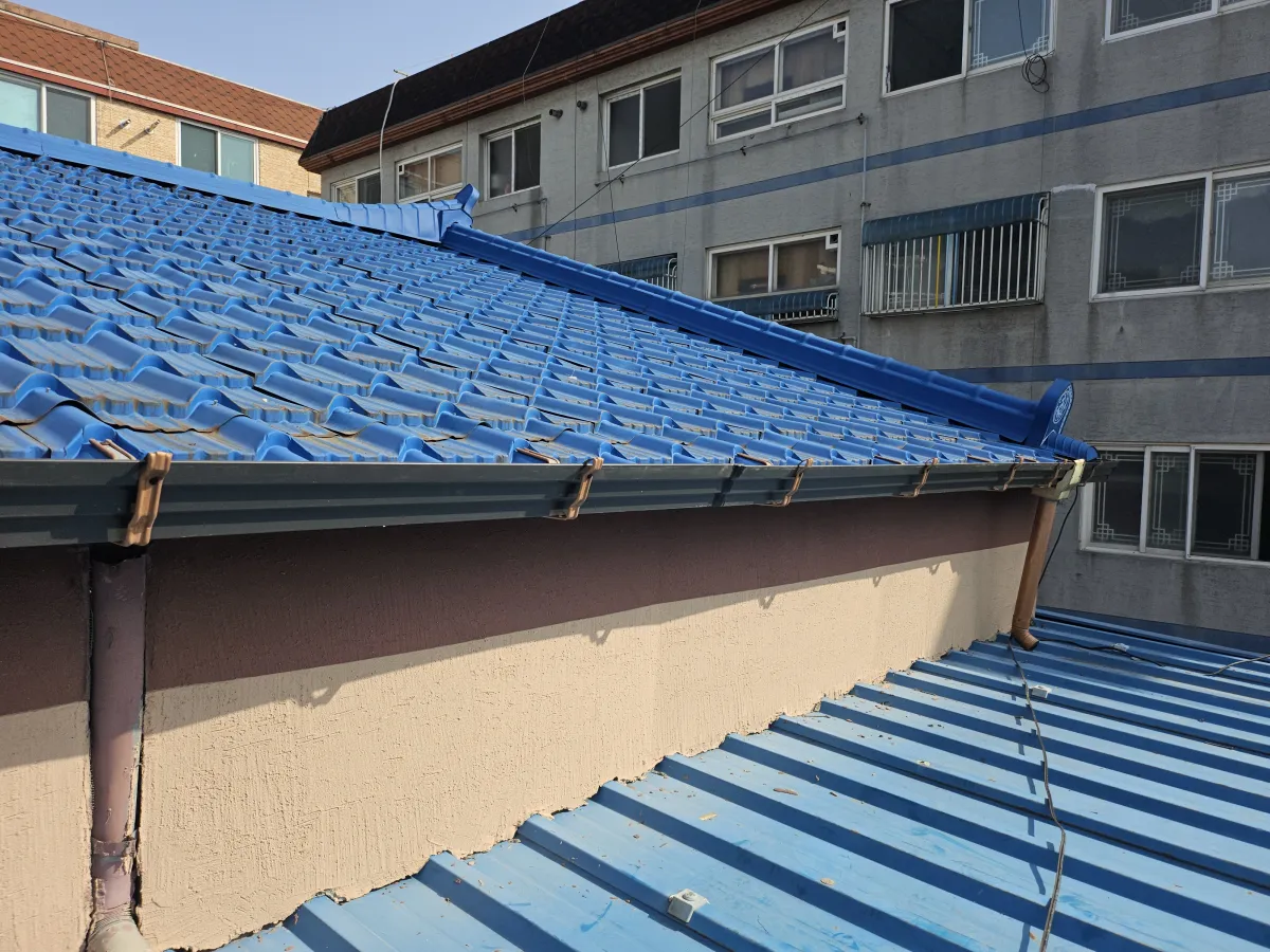 물받이교체 시공 현장 3