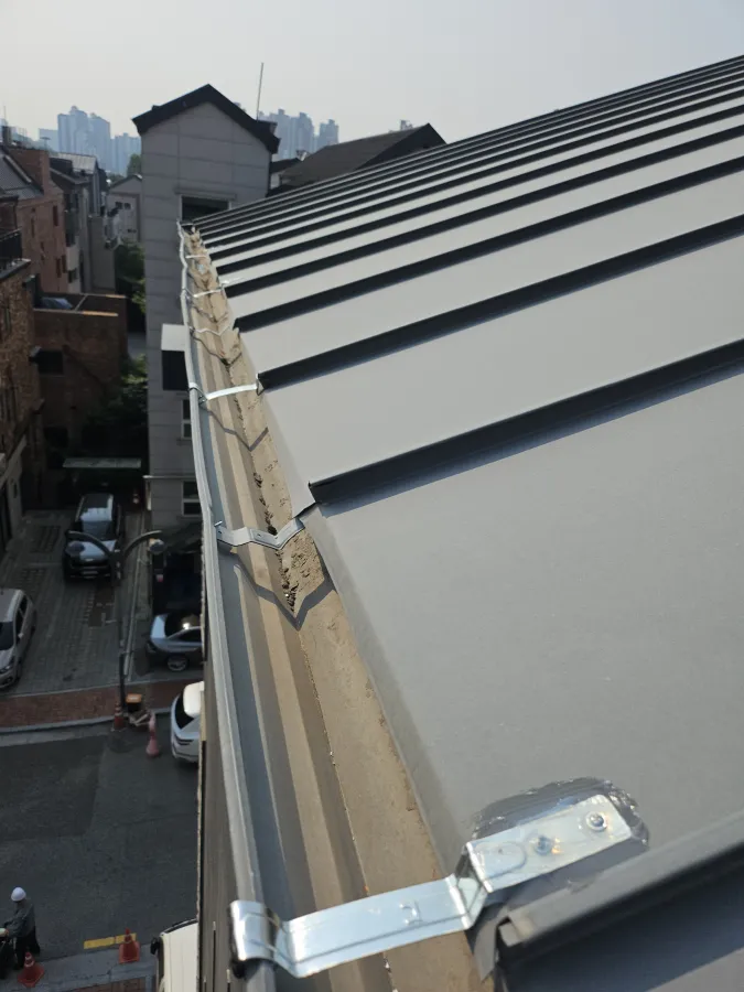 지붕물받이교체 후 현장 2